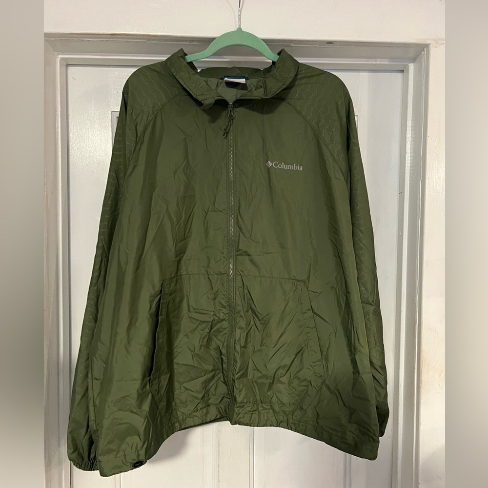 PERFECT CONDITION MENS COLUMBIA LIGHTWEIGHT ZIPUP JACKET SIZE XL